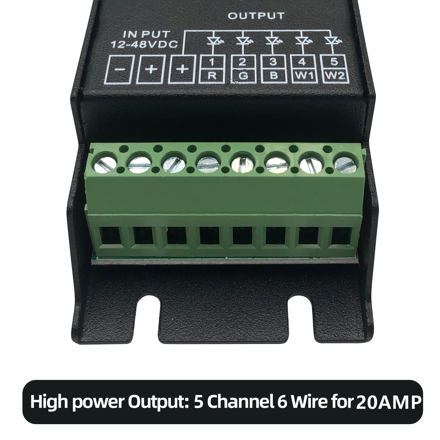 RGBWW 5 CH DMX Decoder with RDM function