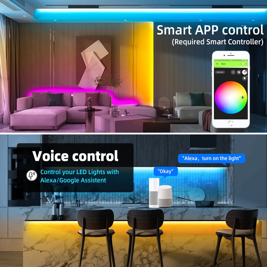 GIDEALED RGBCCT 32.8FT LED Strip Lights DC24V only LED Strip 10m