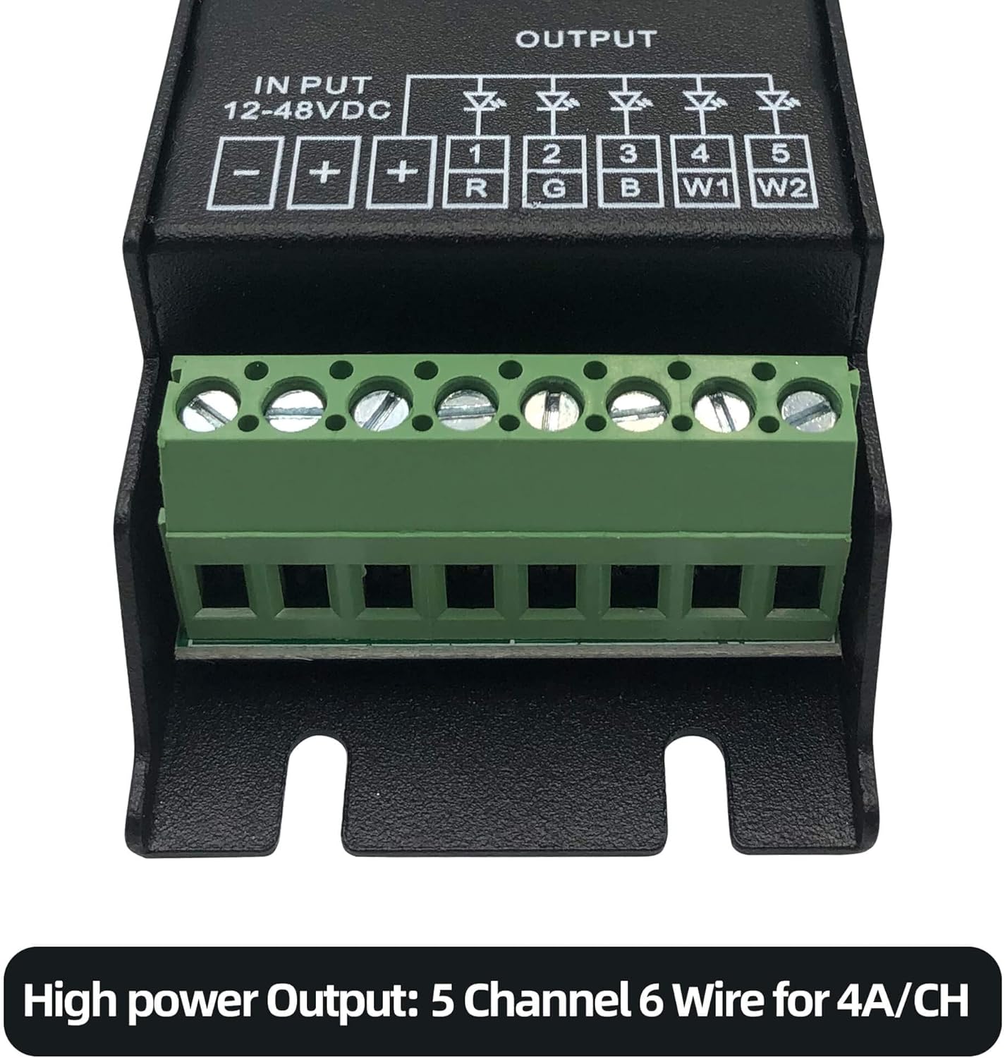 RGBWW 5 CH DMX Decoder with RDM function