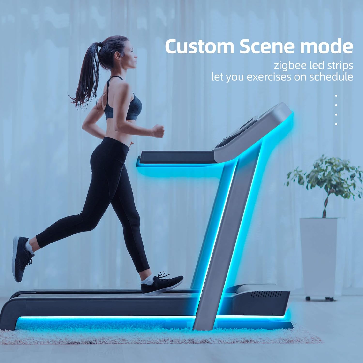 GIDEALED 65.6ft Smart Zigbee LED Strip Lights Kit with Zigbee 3.0 Controller, HUB Bridge Required, Work with Echo Plus Echo Studio Alexa Voice & APP Control RGB LED Lights for Bedroom Decoration