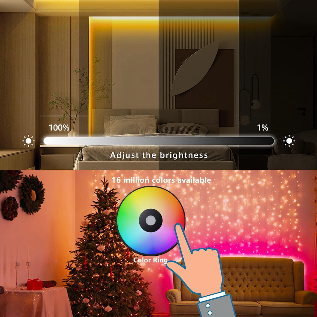 GIDEALED RGBW LED Controller with 4 Zones RF 2.4GHz Wireless Remote Control,4 Channel RGBW LED Strip Controller for FCOB COB RGB RGBW LED Strip Light Dimming & Color Changing DC5V~24V