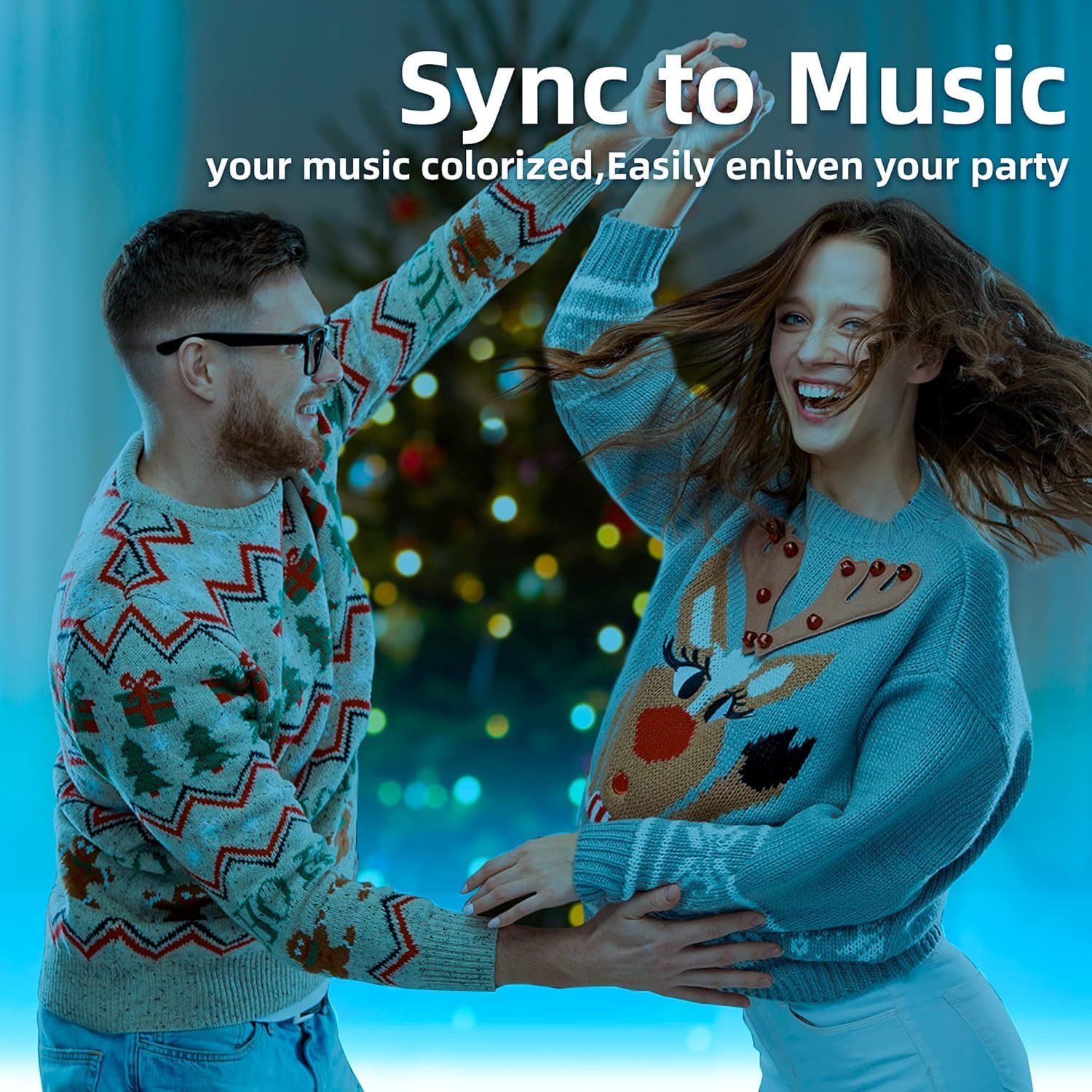 GIDEALED Smart 32.8ft WiFi RGBW LED Strip Light Kit,Compatible with Alexa Google Assitant,Support Voice Control, via RF Remote &APP Control,RGB&Warm White LED Light Strip for Bedroom Decoration