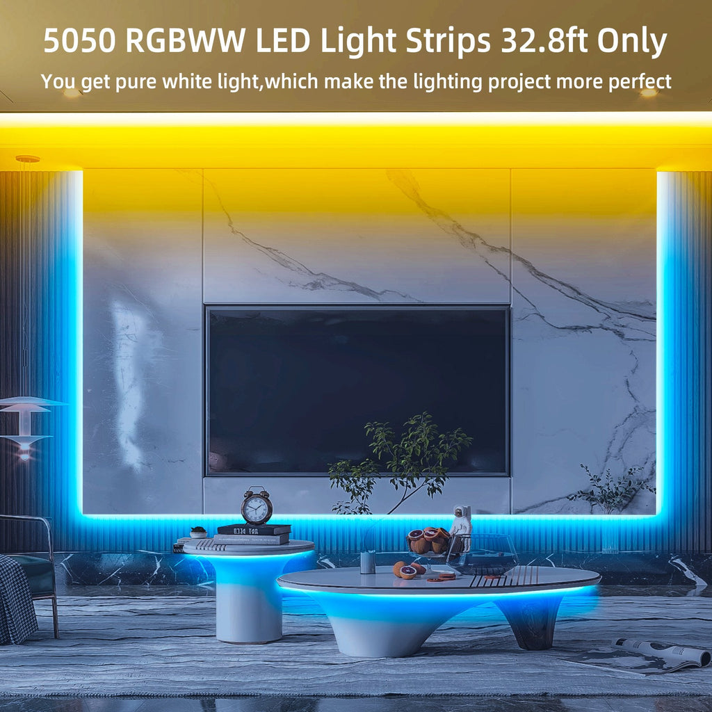 GIDEALED RGBCCT 32.8FT LED Strip Lights DC24V only LED Strip 10m